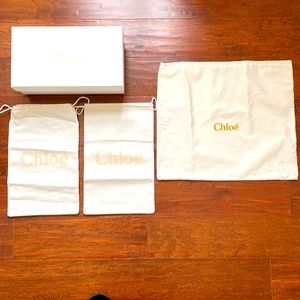 Women’s shoe box S8,w/dust bags+ Purse dust bag17”x15” all’re in good condition